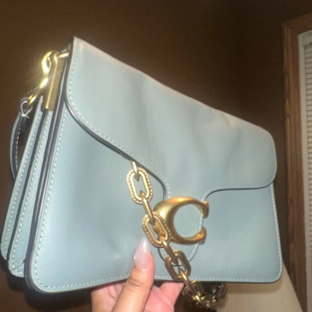 Coach Chain Tabby and Matching Zip Card Case Wallet